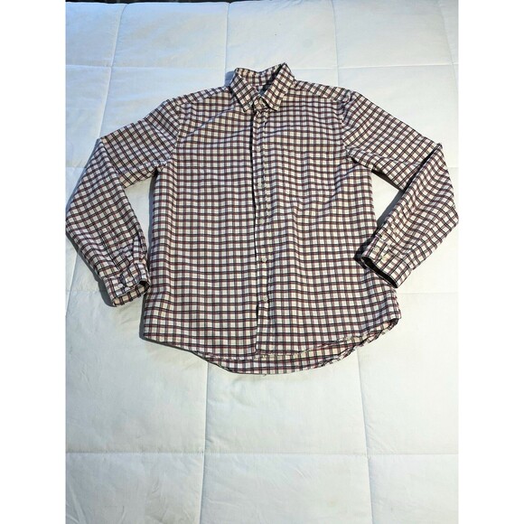 Zara Man Button Up Shirt Large Long Sleeve Boys Size M - Picture 1 of 4